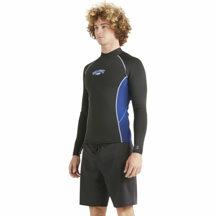 2024 Billabong Männer Absolute 1mm Wetsuit Top ABYW800118 - Dark Royal